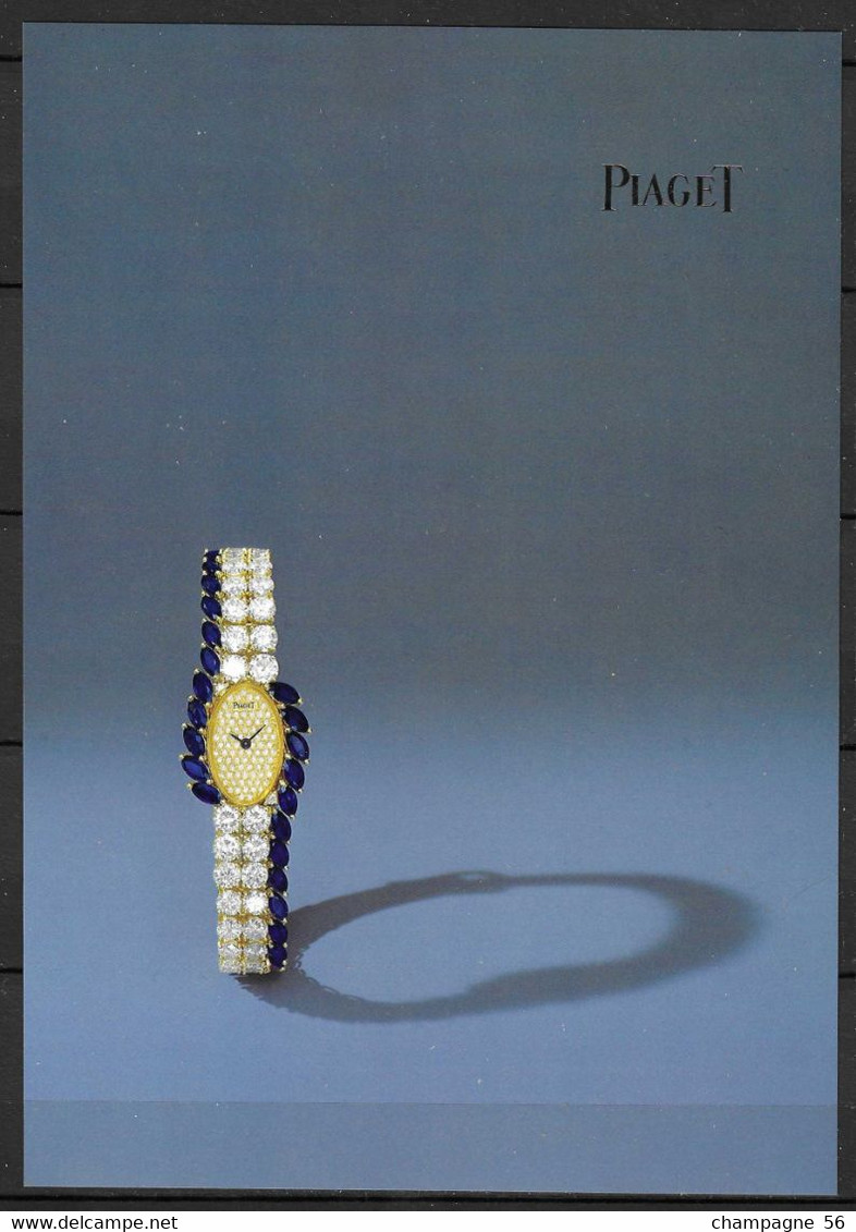 PIAGET  18 PHOTO SERIE LIMITEE EDITION N°  4  AVRIL 1983 IMPRIMEE EN SUISSE COUVERTURE  PHOTO BRILLANTE