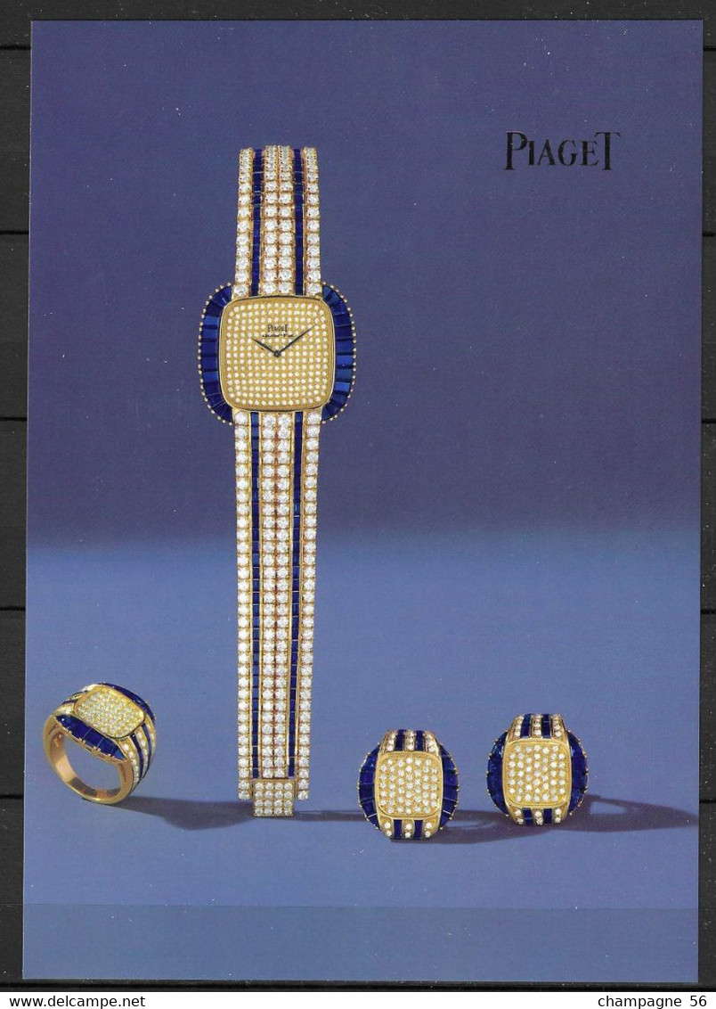 PIAGET  18 PHOTO SERIE LIMITEE EDITION N°  4  AVRIL 1983 IMPRIMEE EN SUISSE COUVERTURE  PHOTO BRILLANTE