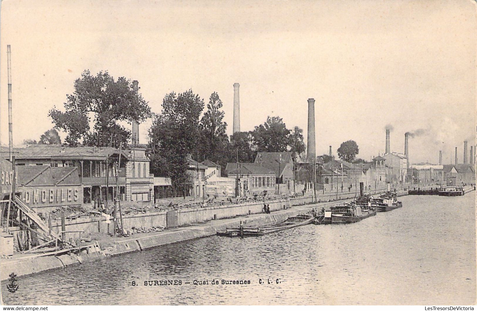 FRANCE - 92 - SURESNES - Quai De Suresnes - CLC - Carte Postale Ancienne - Suresnes