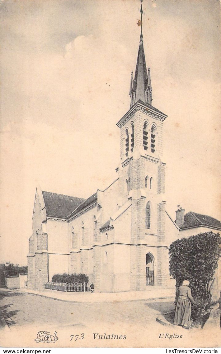 FRANCE - 77- VULAINES - L'église - Carte Postale Ancienne - Other & Unclassified