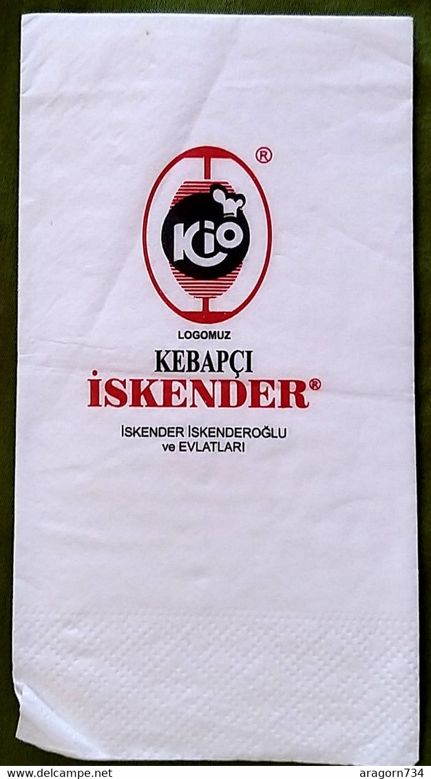 Serviette Restaurant Iskender Turquie - Company Logo Napkins