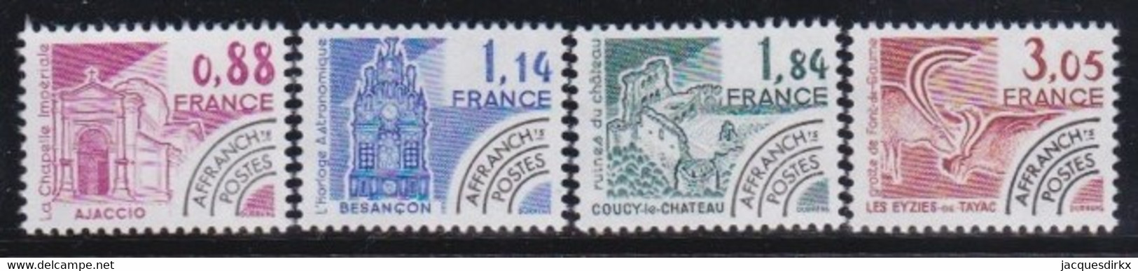France   .   Y&T   .     PRE  170/173       .    **      .    Neuf Avec Gomme  Et SANS Charnière - 1964-1988