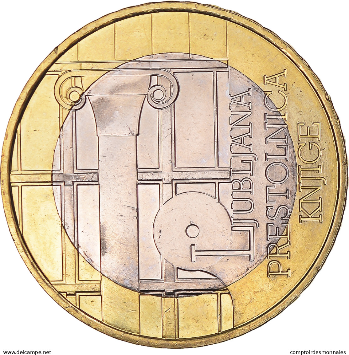 Slovénie, 3 Euro, 2010, SUP, Bimétallique, KM:95 - Slovénie