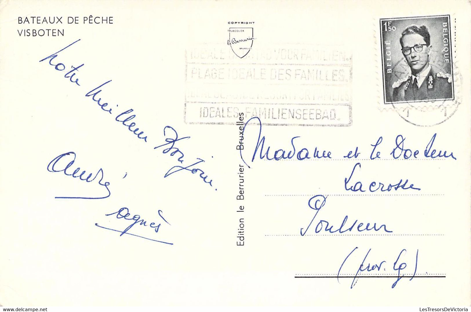 Transports - Bateaux De Pêche Visboten - Jean Marcel Z.499 - Z442 -  Carte Postale Ancienne - Pesca