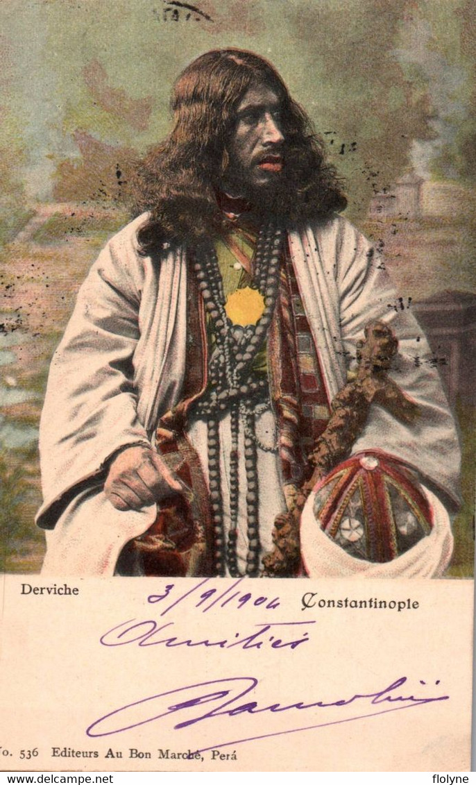 Constantinople - DERVICHE - Type Personnage - 1904 - Turquie Turkey - Turkije