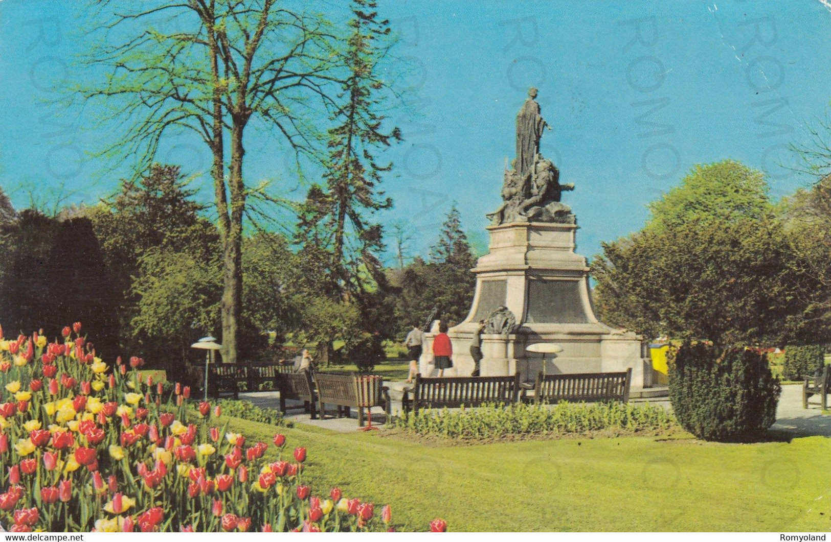 CARTOLINA  BIRMINGHAM,WARWICKSHIRE,REGNO UNITO-CANNON HILL PARK GARDENS-VIAGGIATA 1977 - Birmingham