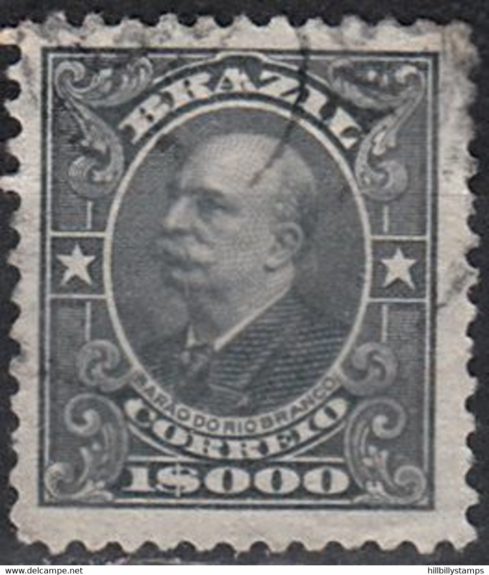 BRAZIL  SCOTT NO 194  USED   YEAR  1913 - Oblitérés