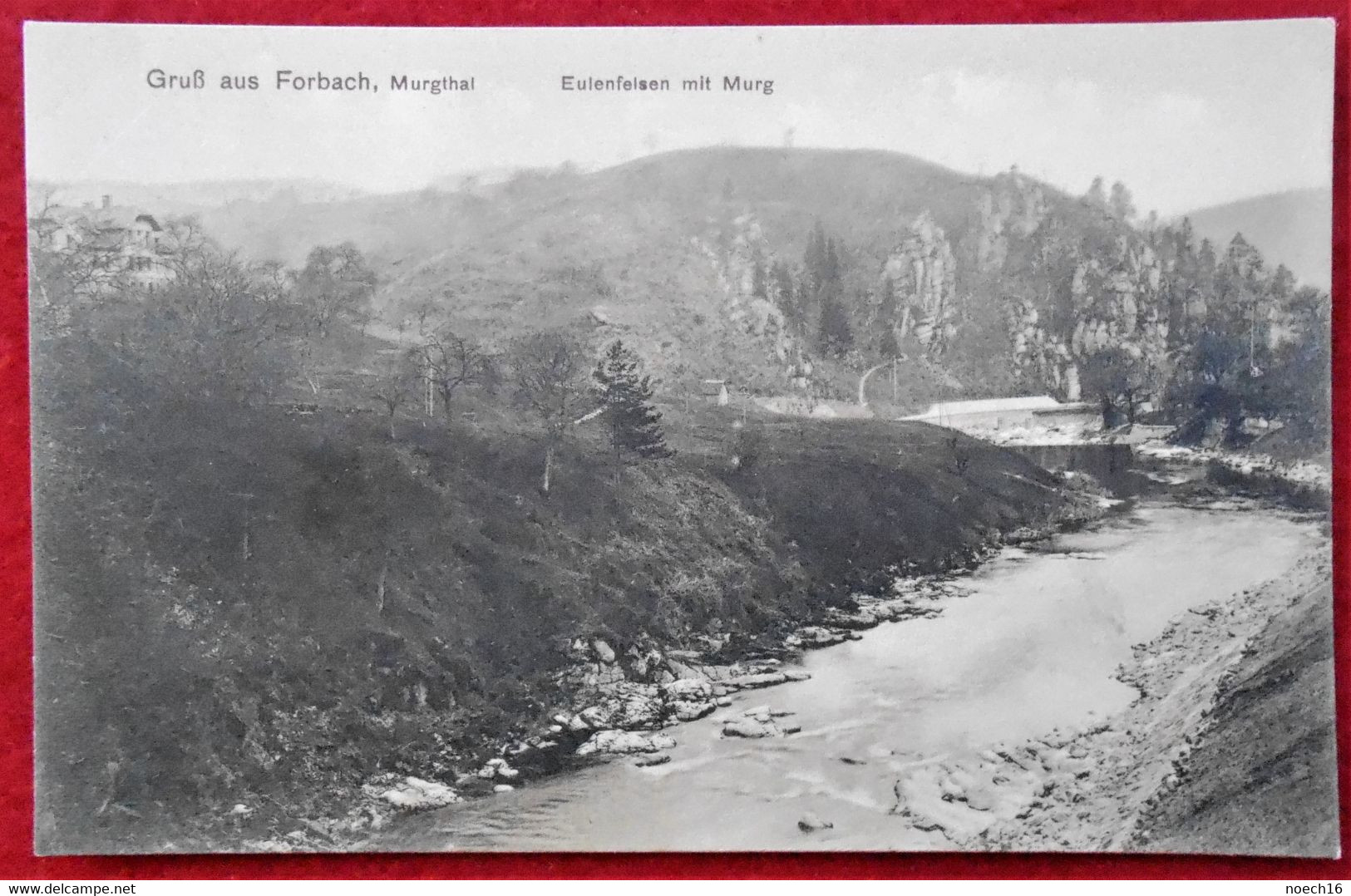 CPA Gruss Aus Forbach, Murgthal. Eulenfeisen Mit Murg.  Allemagne - Forbach