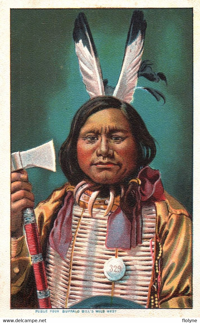 Indiens - Cpa Illustrateur Publié Pour Buffalo Bill's Wild West - Indian's - Homme Indien - Native Americans