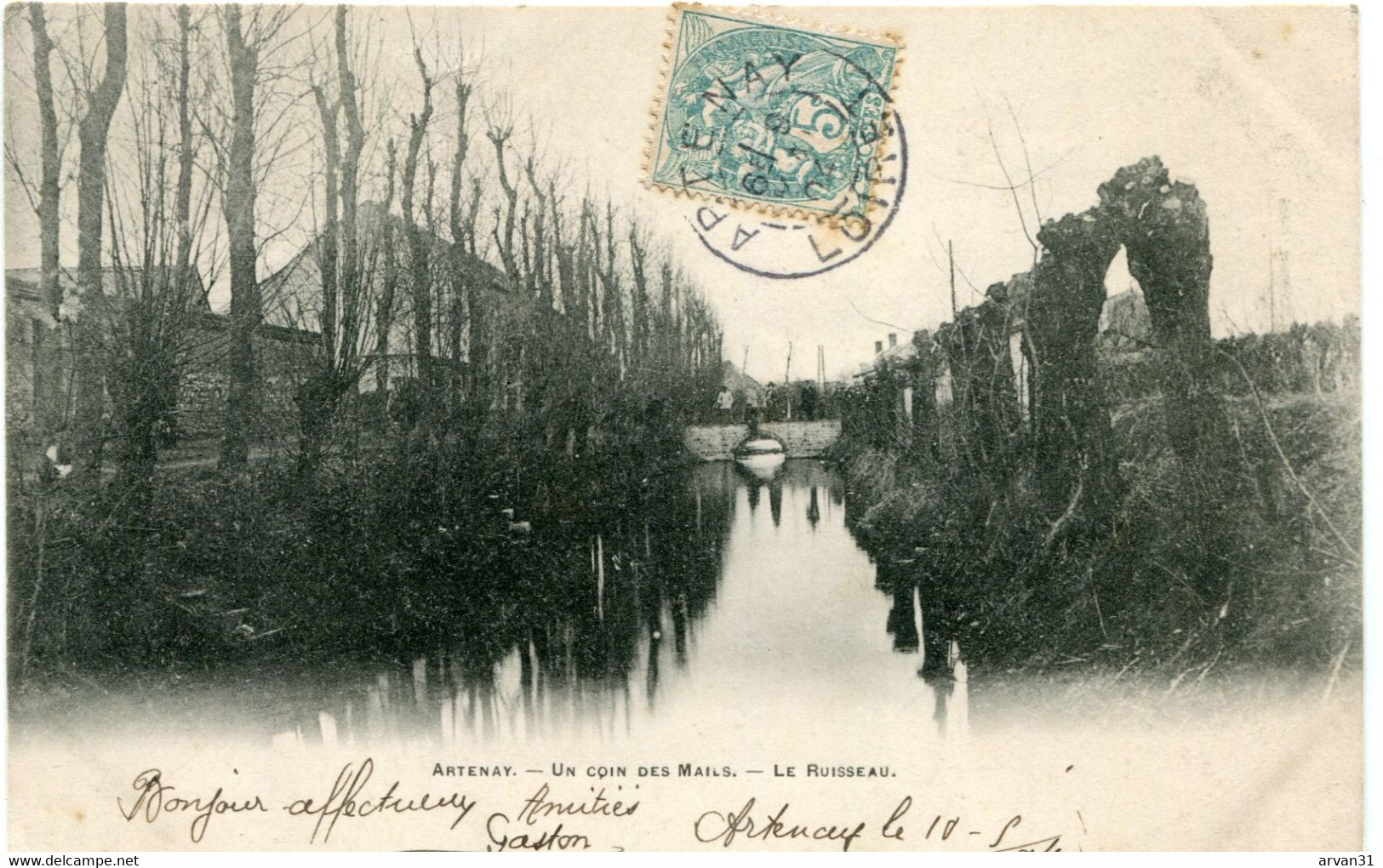 ARTENAY - UN COIN Des MAILS - LE RUISSEAU - - Artenay