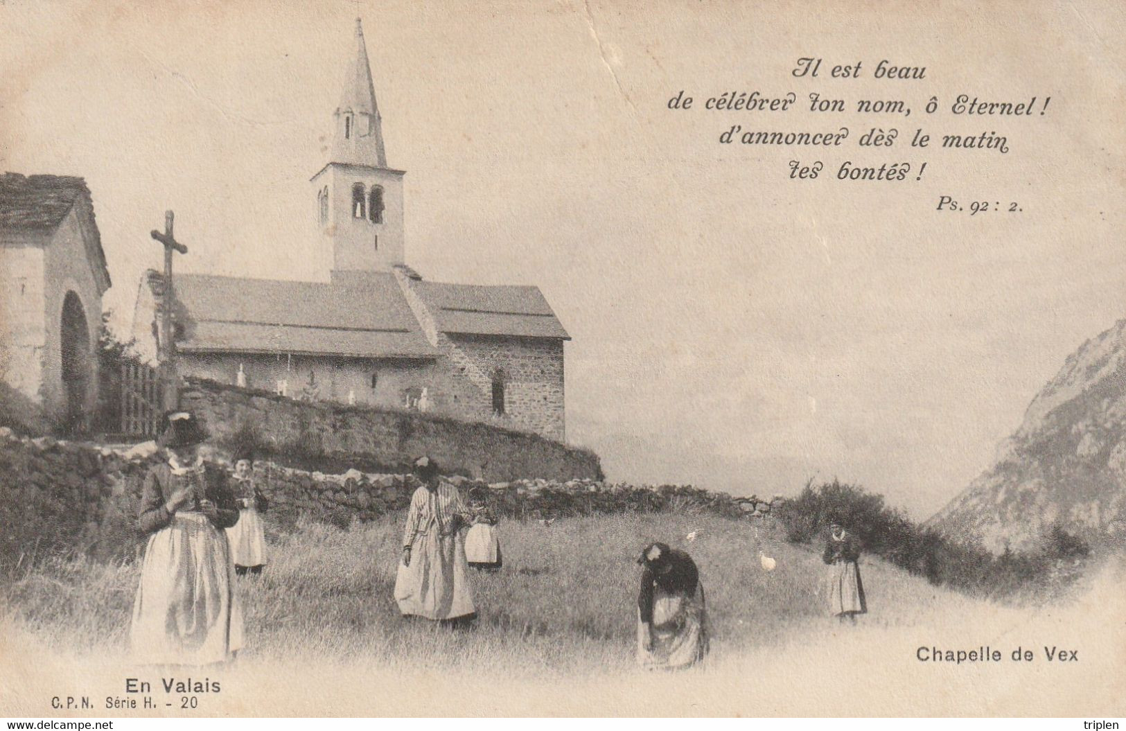 En Valais - Chapelle De Vex - Vex