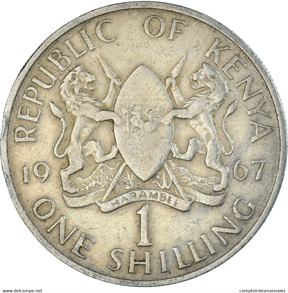 Monnaie, Kenya, Shilling, 1967 - Kenya