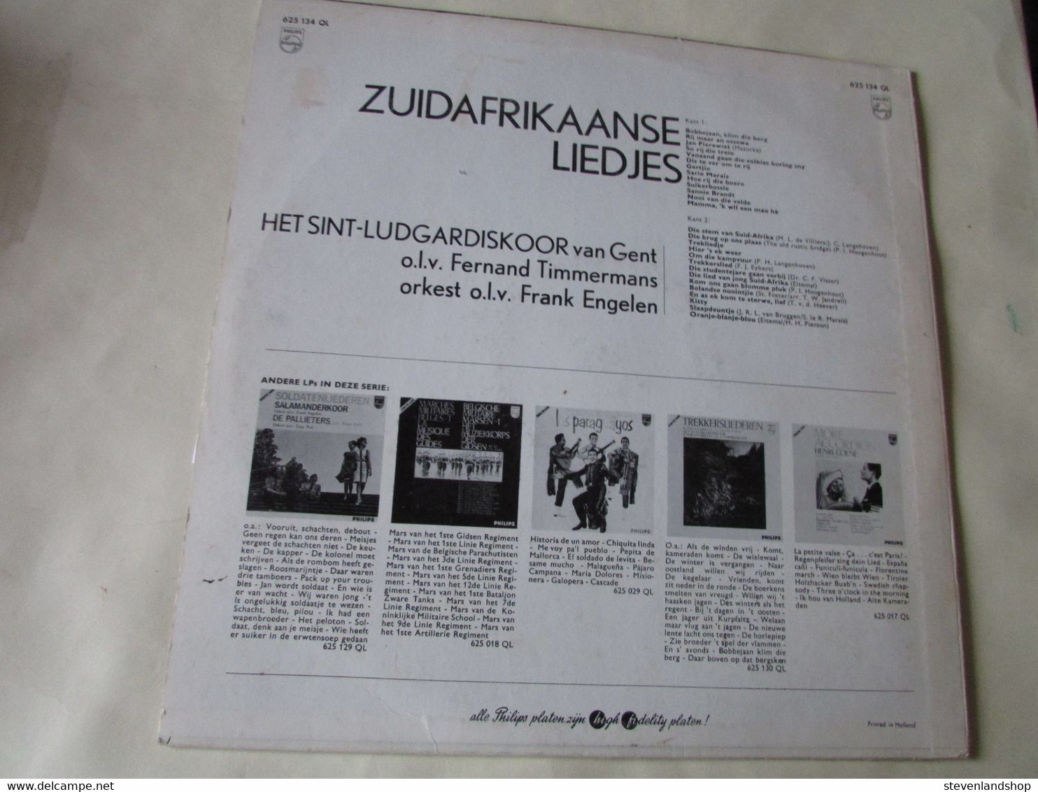 ZUIDAFRKAANSE LIEDJES, LP - Collectors