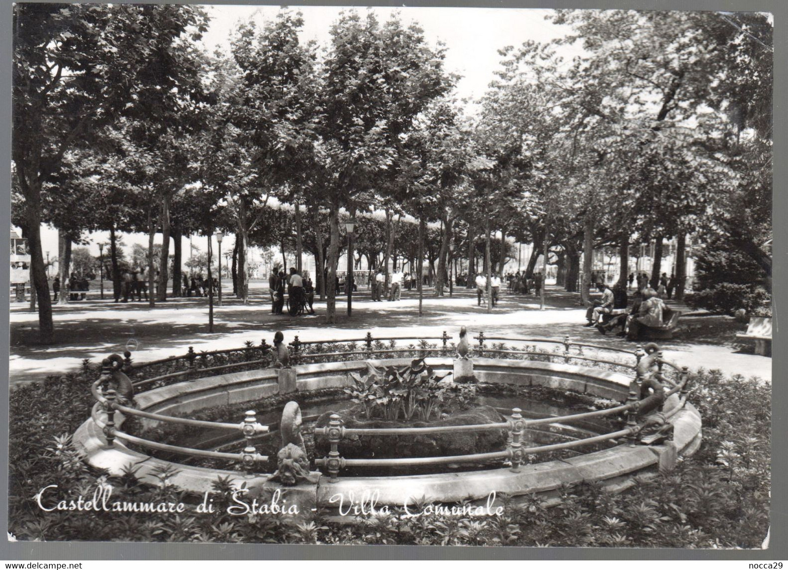 CASTELLAMMARE DI STABIA - NAPOLI - 1956 - VILLA COMUNALE - Castellammare Di Stabia