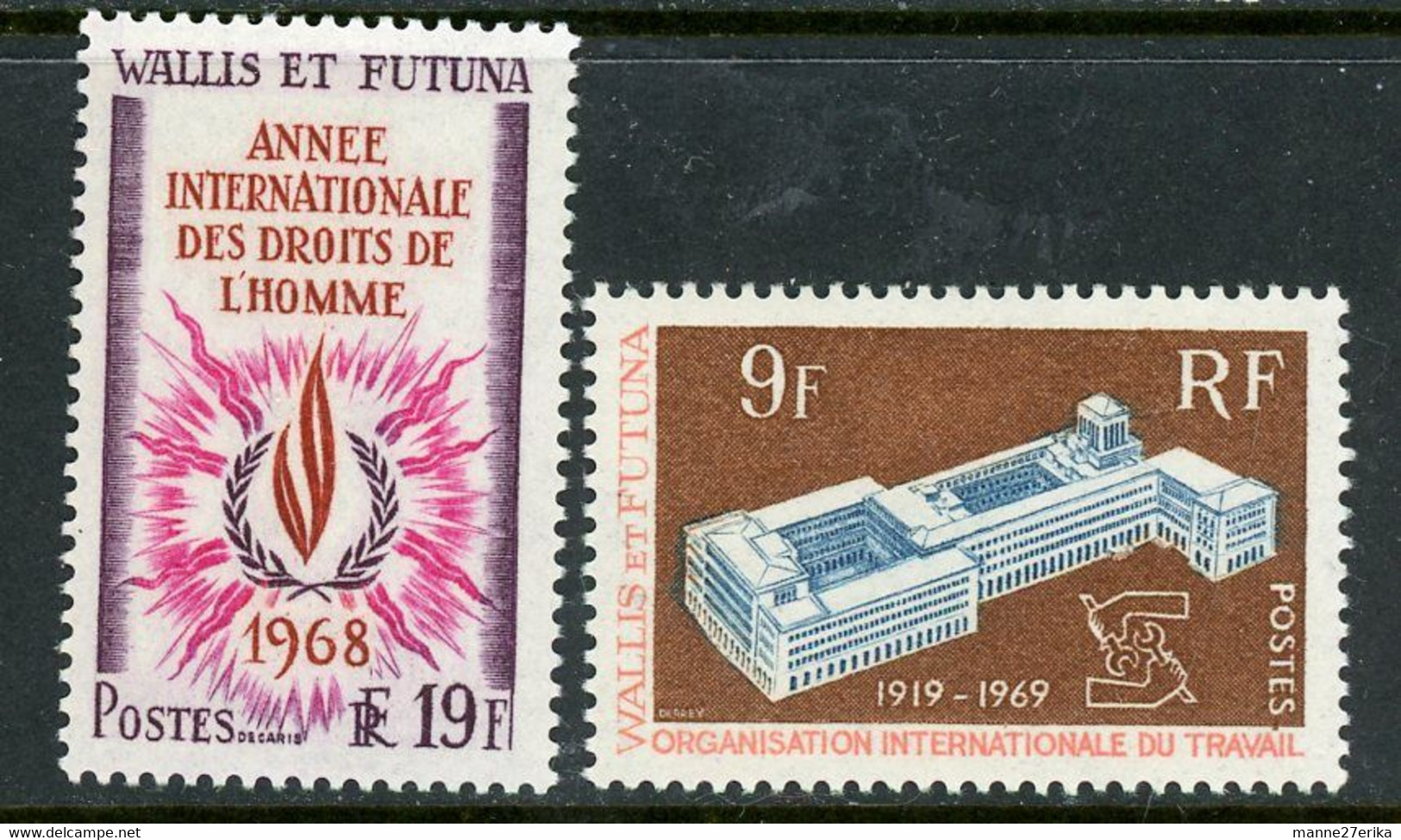 Wallis And Futuna Islands 1968 - Unused Stamps