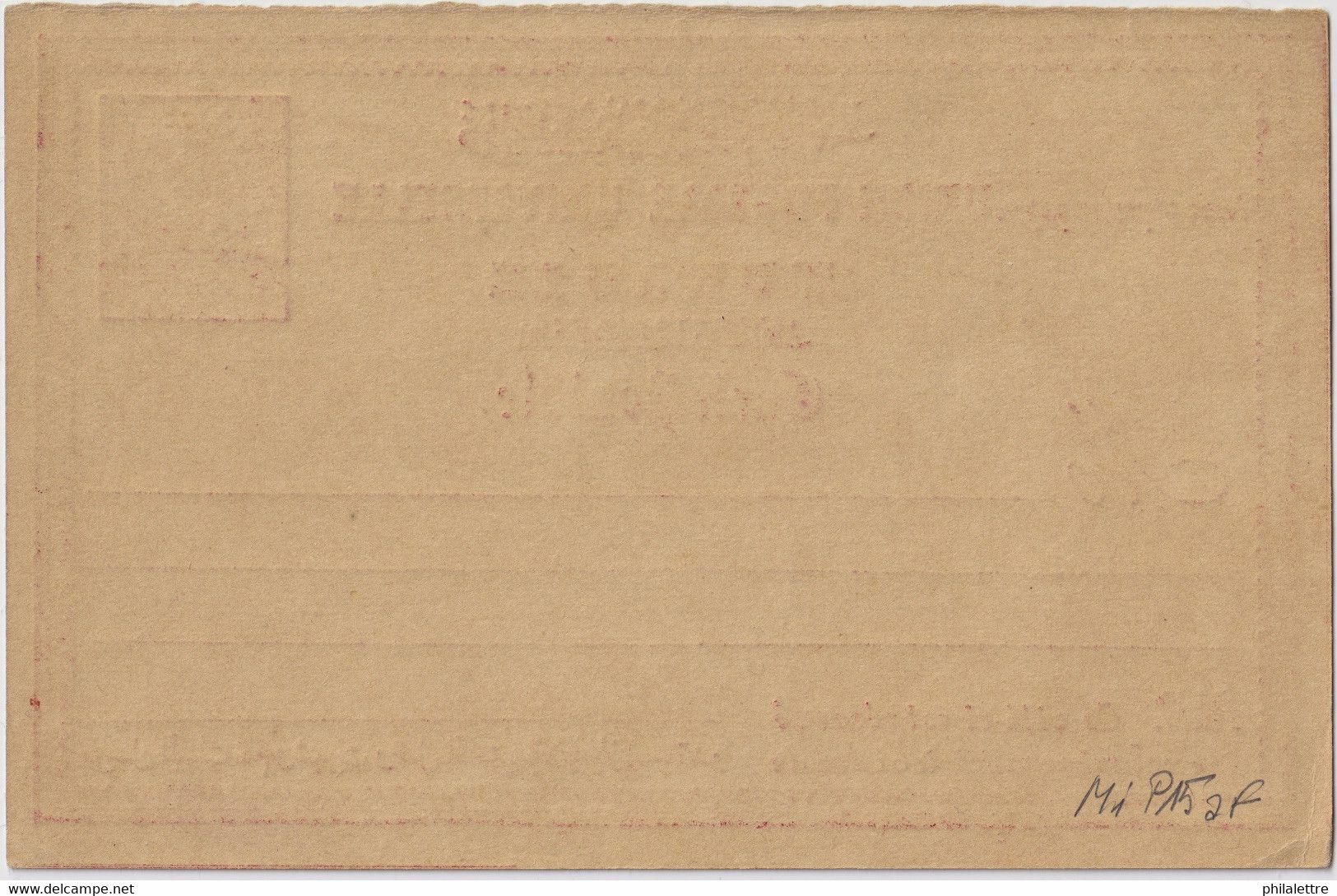 TURQUIE / TURKEY - 1884/91 - Mi.P14b 20p Pale Pink Mint Postal Card (writing On Back) - Lettres & Documents