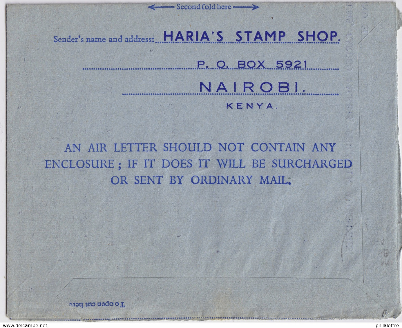 KENYA - 1964 - Very Fine AIR LETTER Used From NAIROBI To Dublin, Ireland - Kenia (1963-...)