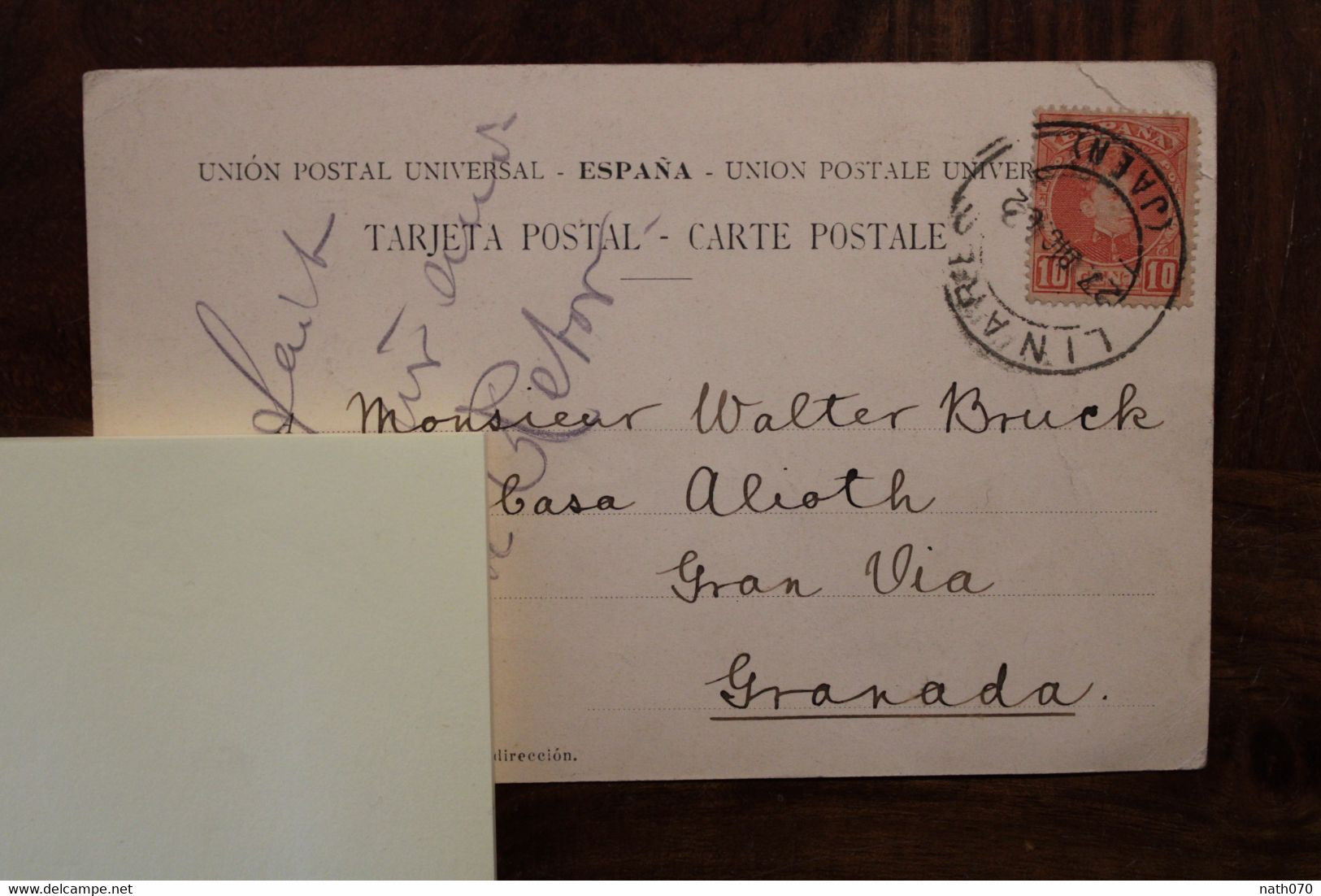 1902 Cpa Ak Linares Mina Arrayanes Espana Spain Espagne Animée Voyagée (Jaen) Andalucia - Andere & Zonder Classificatie