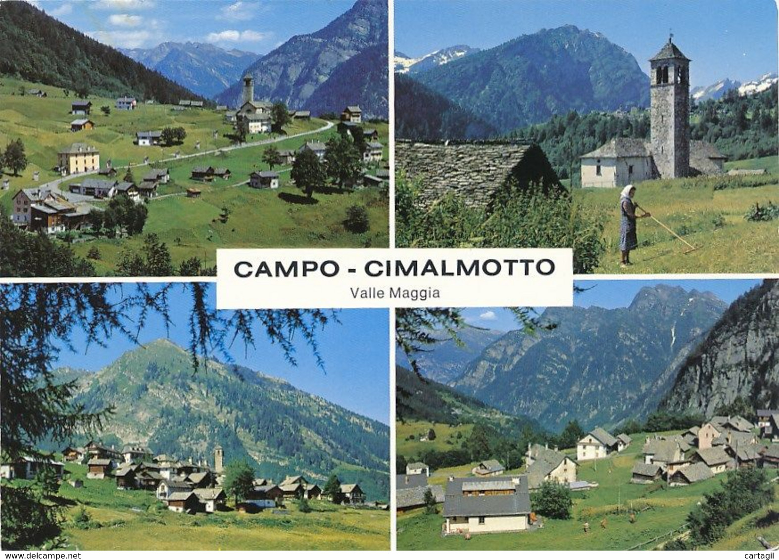 CPM GF ( Vues Multiples)-34843-Suisse-Campo-Cimalmotto ( Villa Maggia)-Envoi Gratuit - Maggia