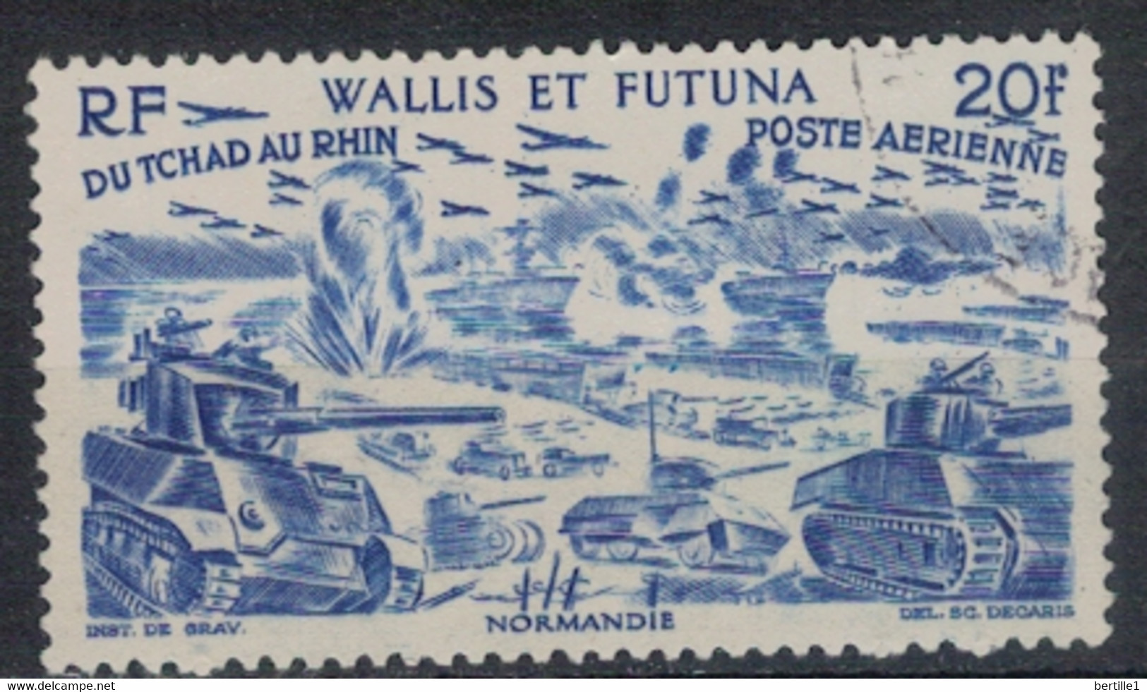 WALLIS Et FUTUNA      N°  YVERT PA 7  OBLITERE     ( OB    07/50 ) - Usados