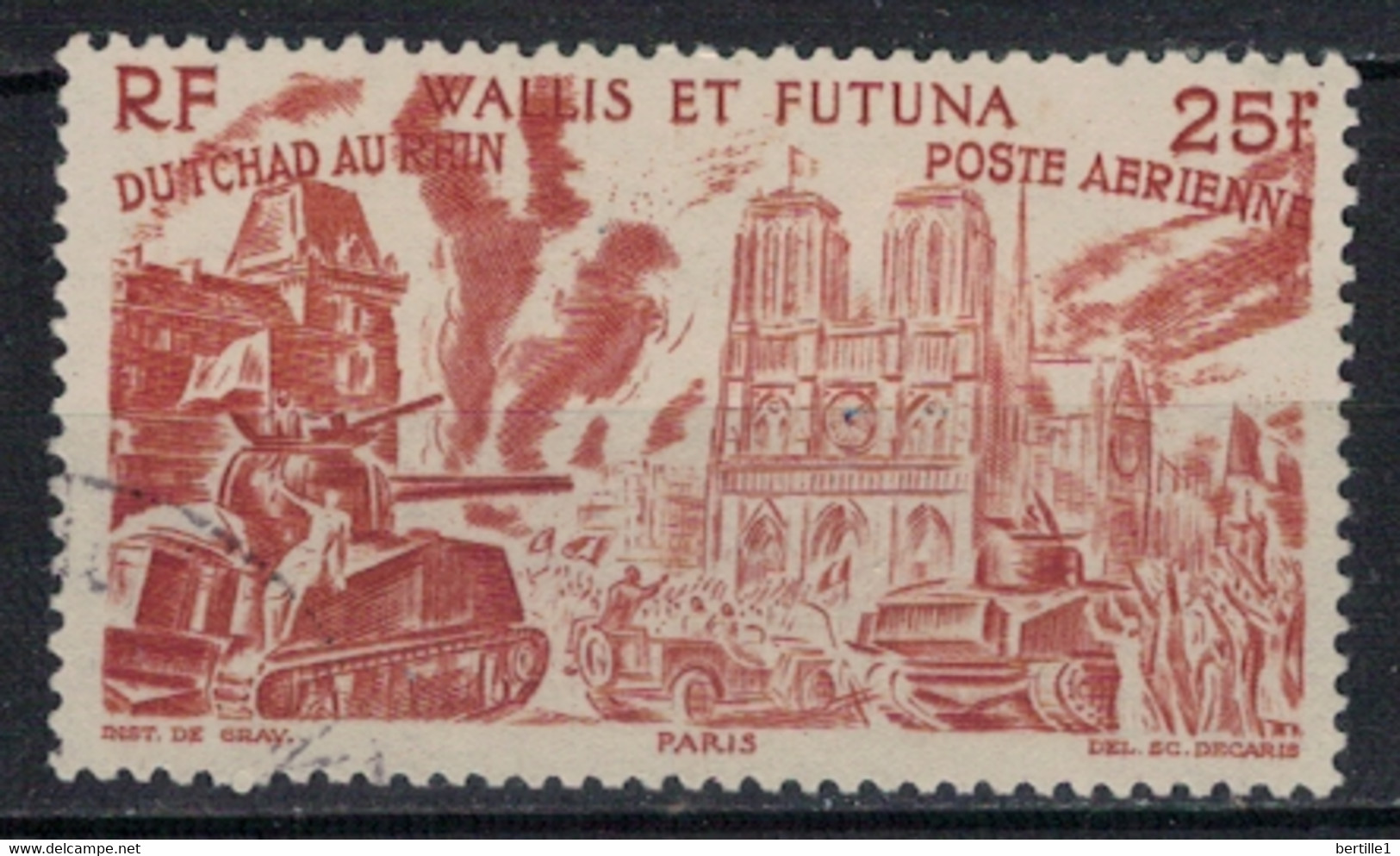 WALLIS Et FUTUNA      N°  YVERT PA 9  OBLITERE     ( OB    07/50 ) - Usados