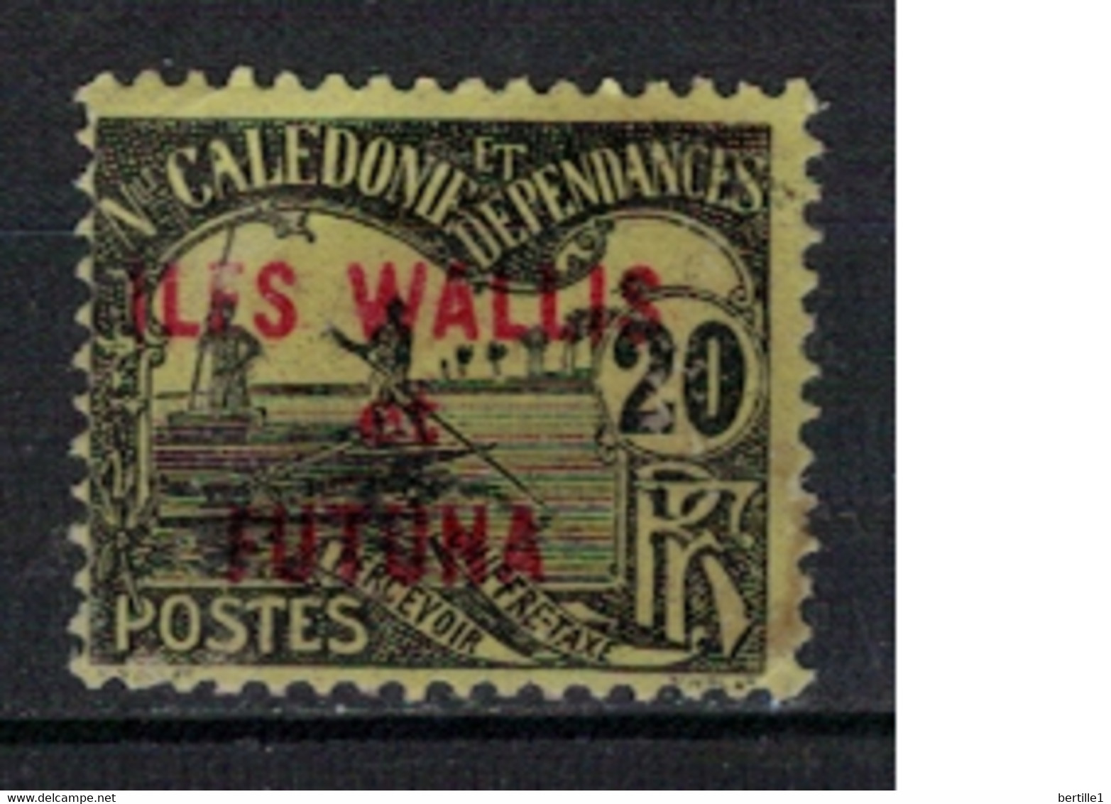 WALLIS Et FUTUNA      N°  YVERT TAXE 4 OBLITERE     ( OB    07/50 ) - Timbres-taxe