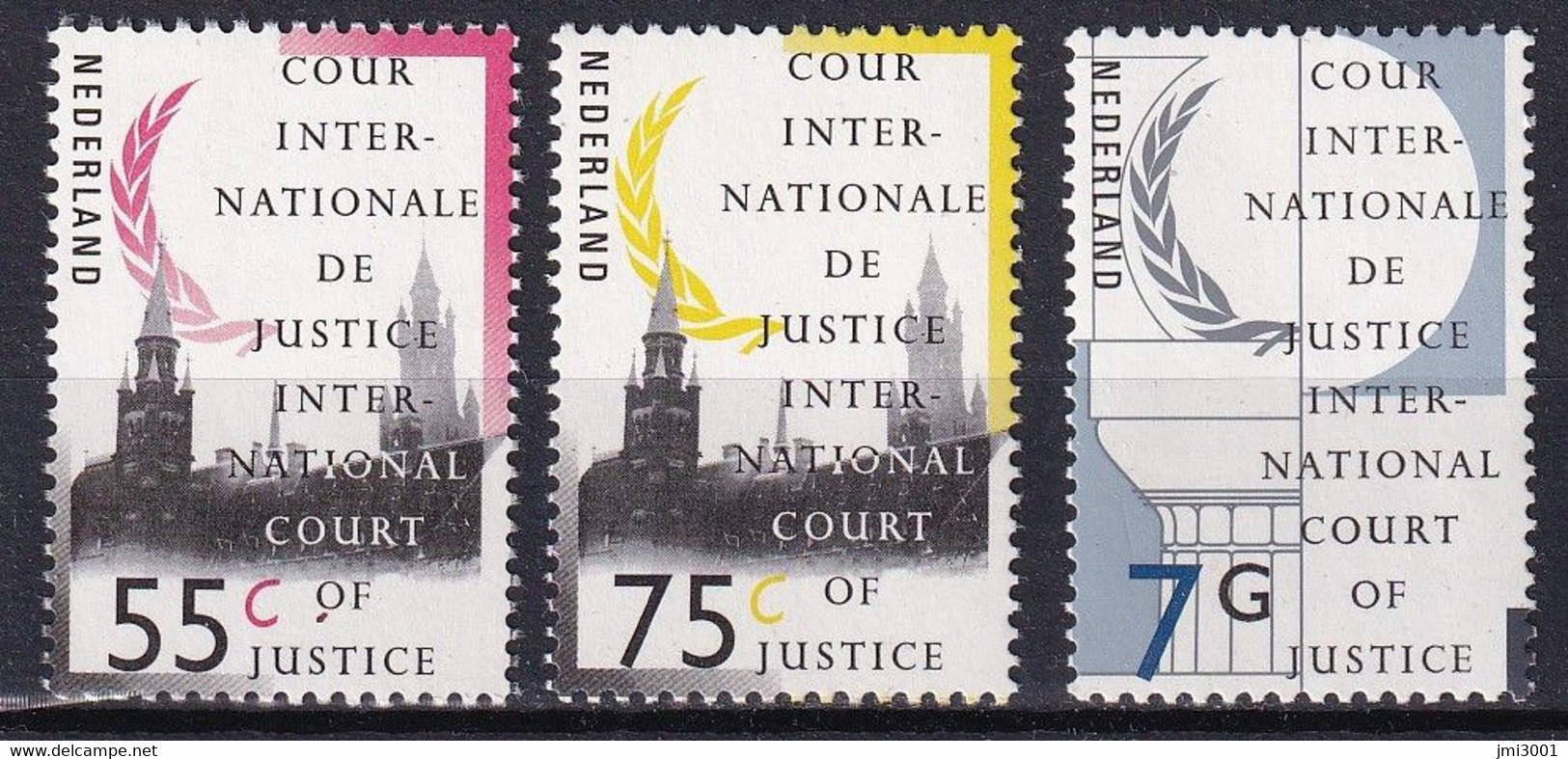 Pays-Bas       Service     1989    YT43/45  ** - Dienstzegels