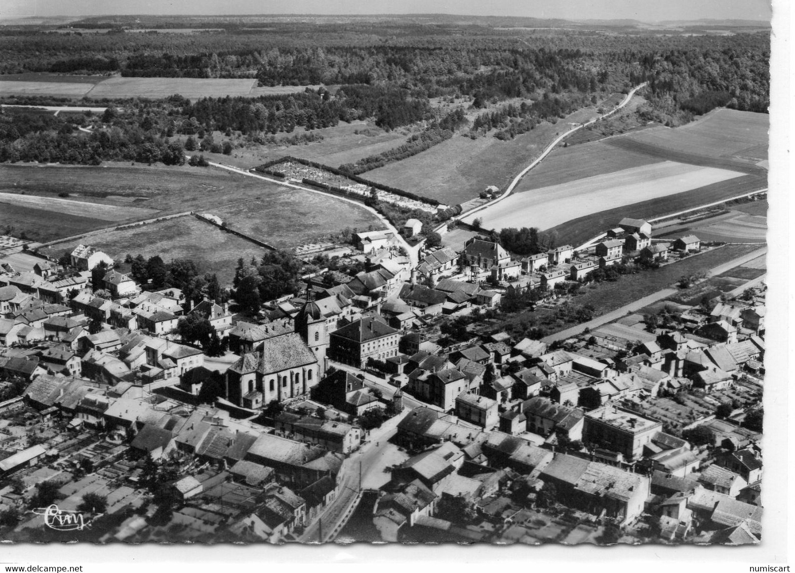 Doulaincourt Belle Vue Aérienne Du Village - Doulaincourt