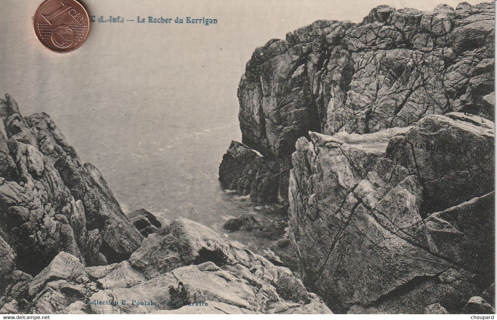 44 - Très Belle Carte Postale De  LE CROISIC   Rocher Du Korrigan - Le Croisic