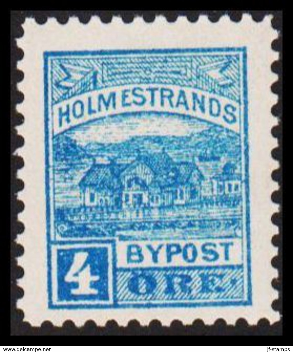 1888. NORGE. HOLMESTRANDS BYPOST 4 ÖRE. Hinged.  - JF529854 - Emissions Locales