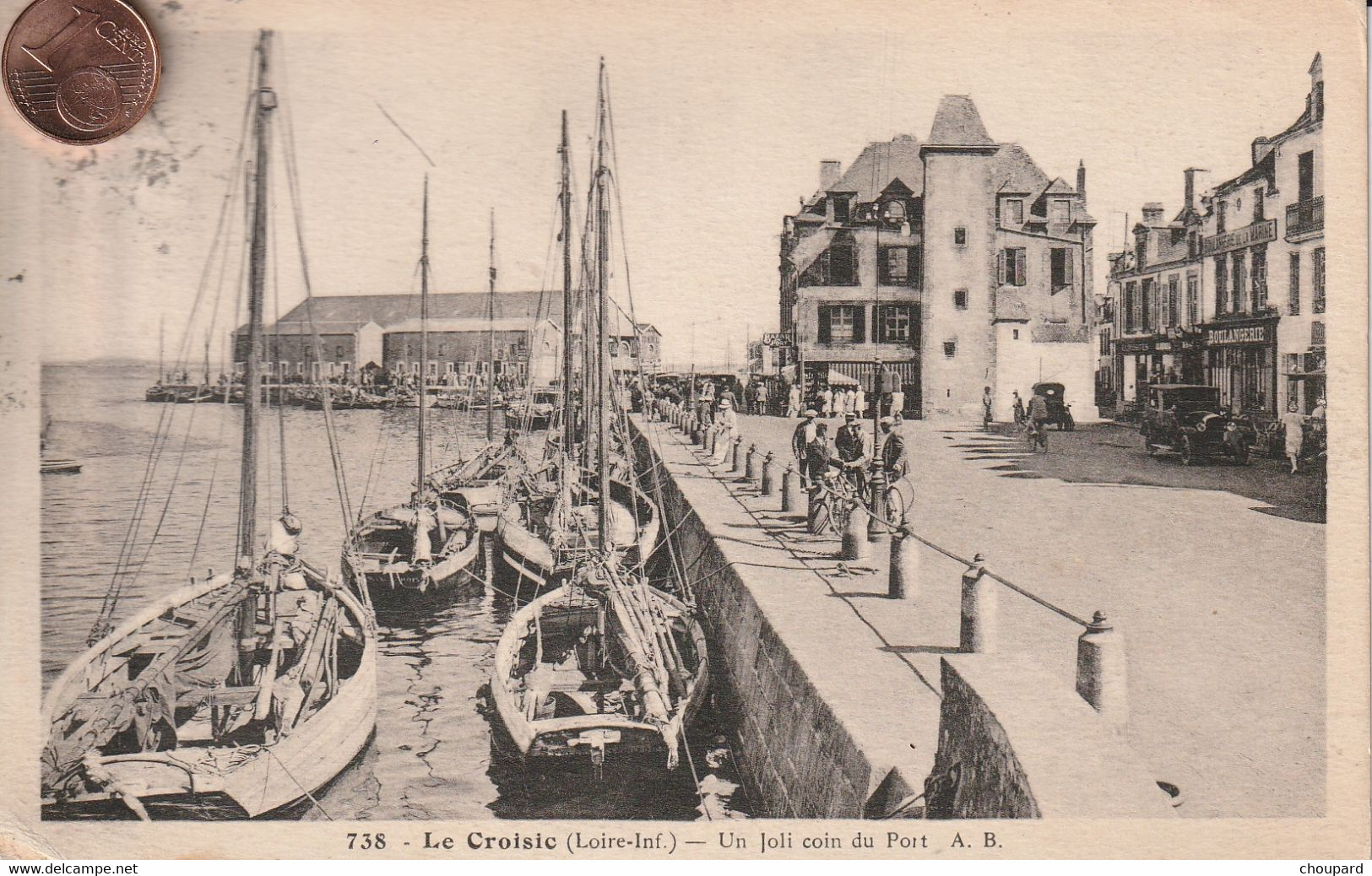 44 - Très Belle Carte Postale De  LE CROISIC   Un Joli Coin Du Port - Le Croisic