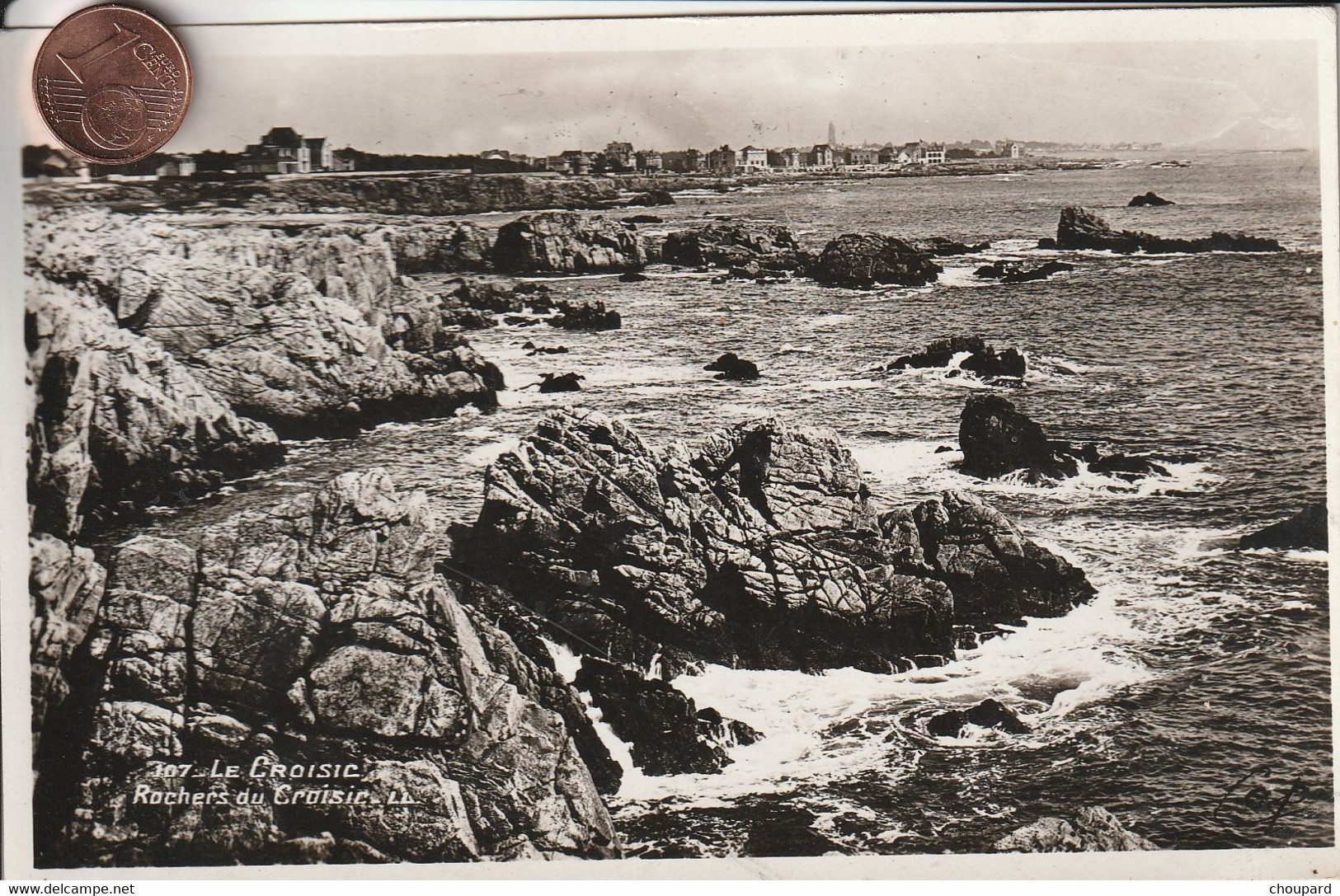 44 - Très Belle Carte Postale De  LE CROISIC   Rochers Du Croisic - Le Croisic