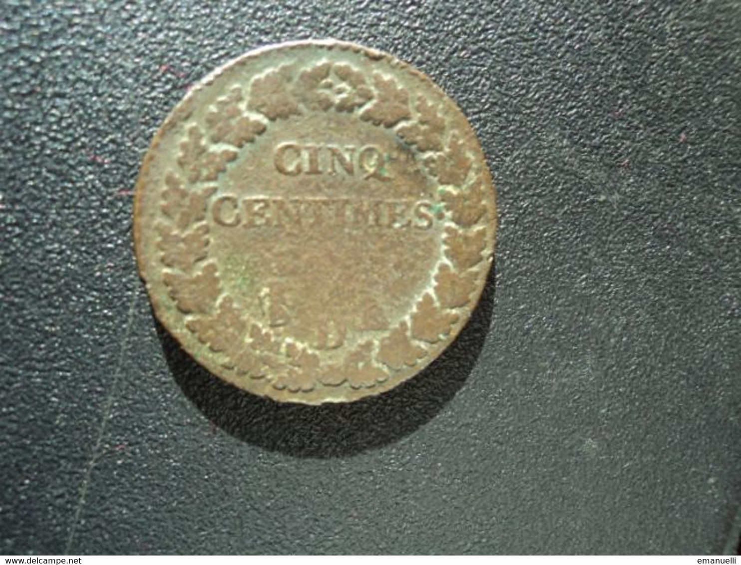 FRANCE : 5 CENTIMES   L'AN 5 D    F.115 / G.126 / KM 640.5     B++ * - 1795-1799 Directorio