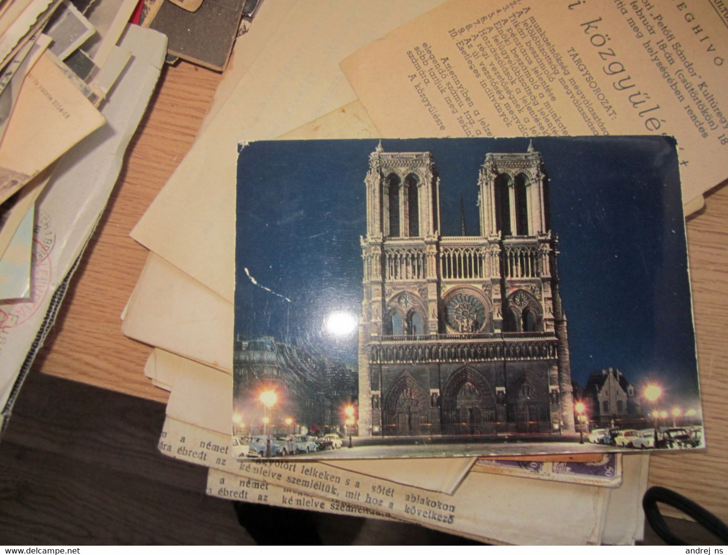 Paris, Facade De Notre Dame Illuminee, 1969 - Ile-de-France