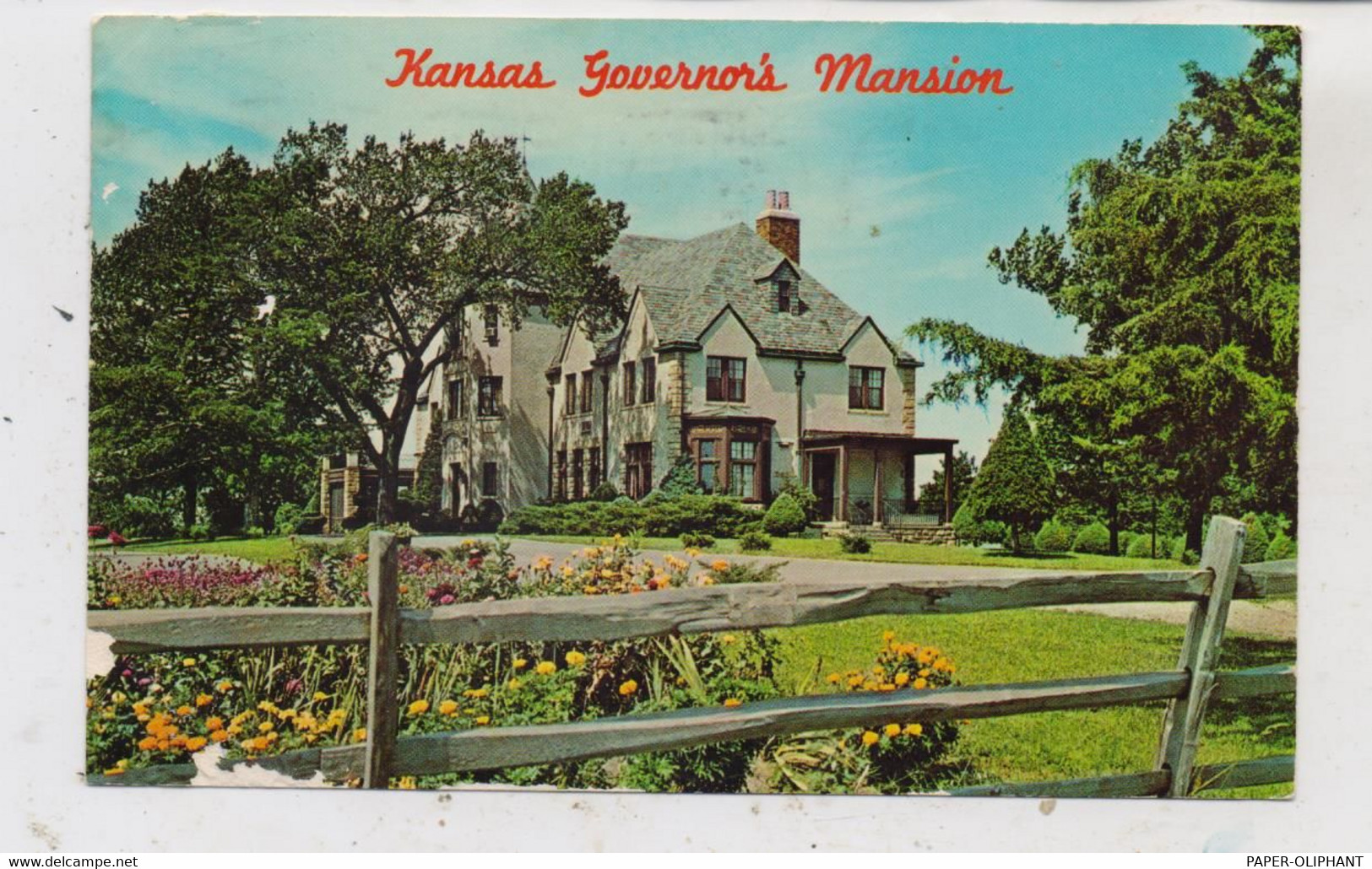 USA - KANSAS - TOPEKA, Kansas Governor Mansion - Topeka