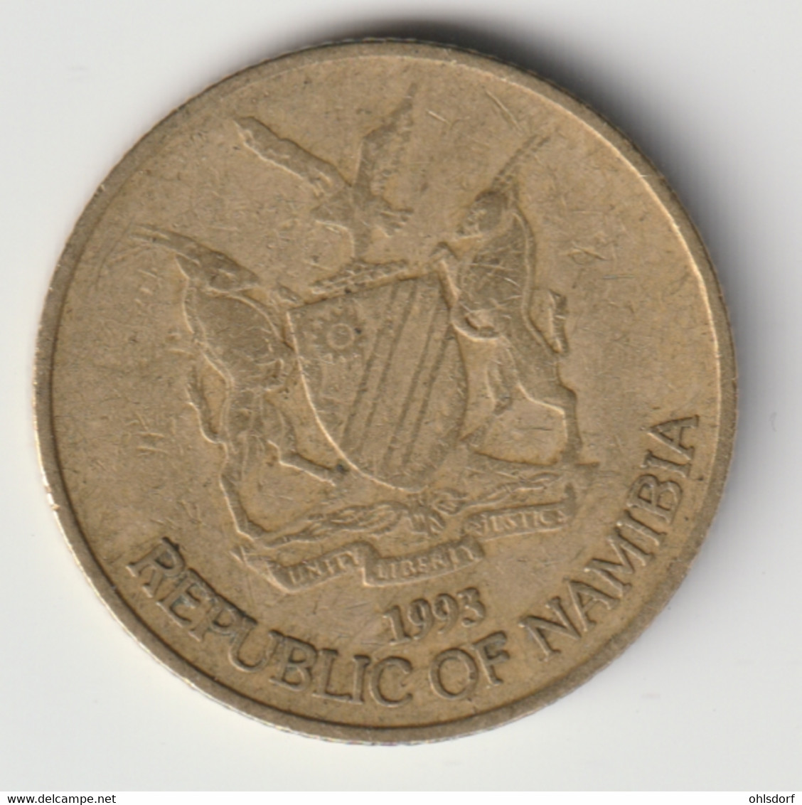 NAMIBIA 1993: 1 Dollar, KM 4 - Namibie