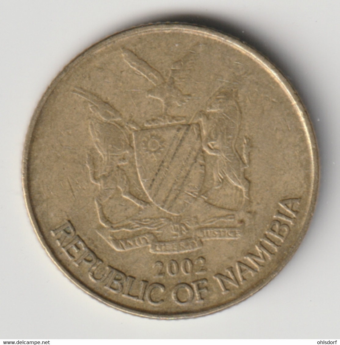 NAMIBIA 2002: 1 Dollar, KM 4 - Namibië