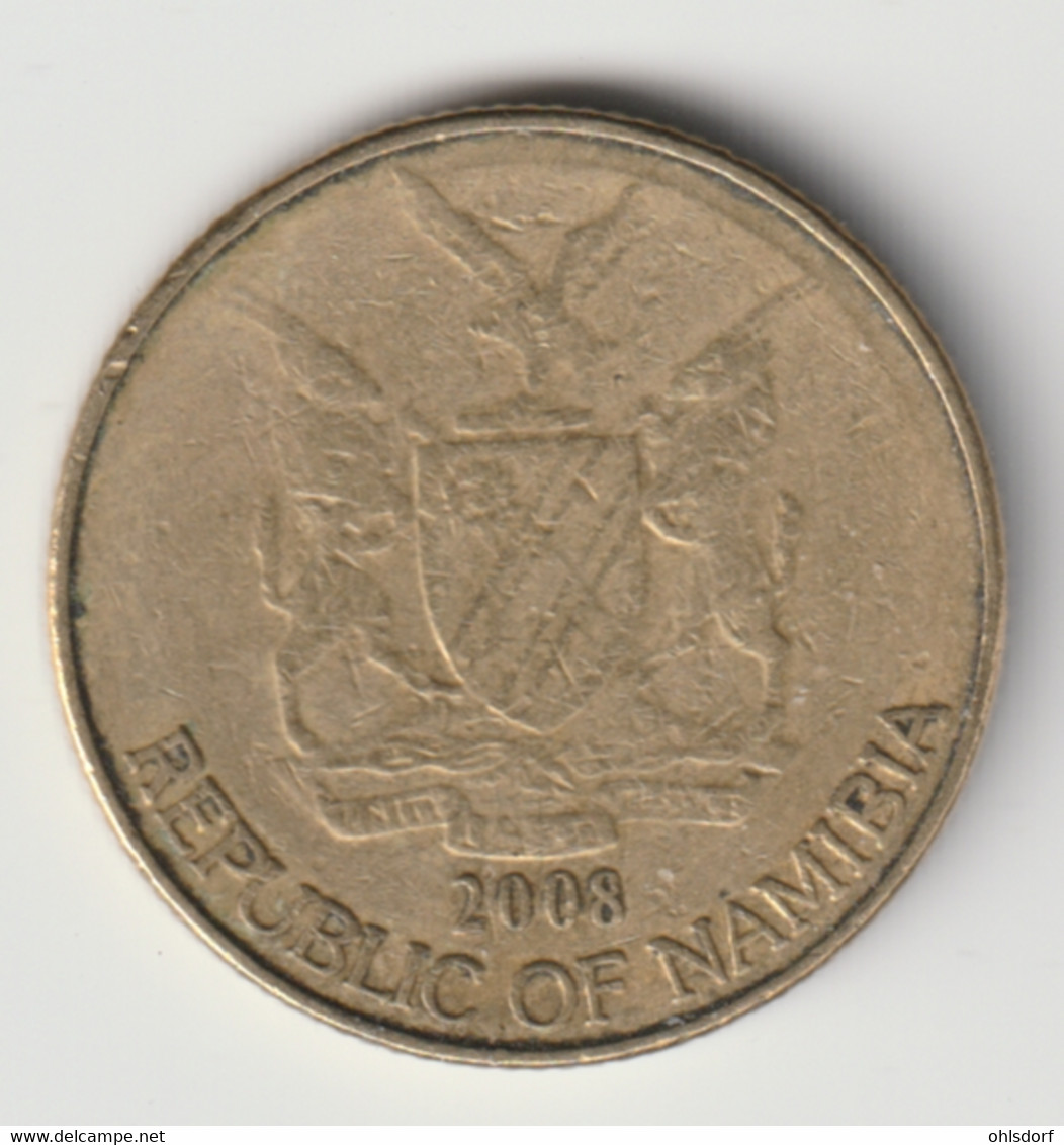 NAMIBIA 2008: 1 Dollar, KM 4 - Namibia