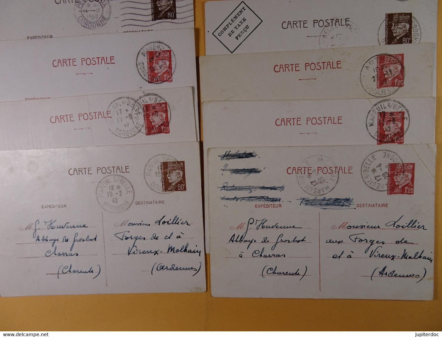 Lot De 76 Entiers Postaux (tous Photographiés) - Vrac (max 999 Timbres)