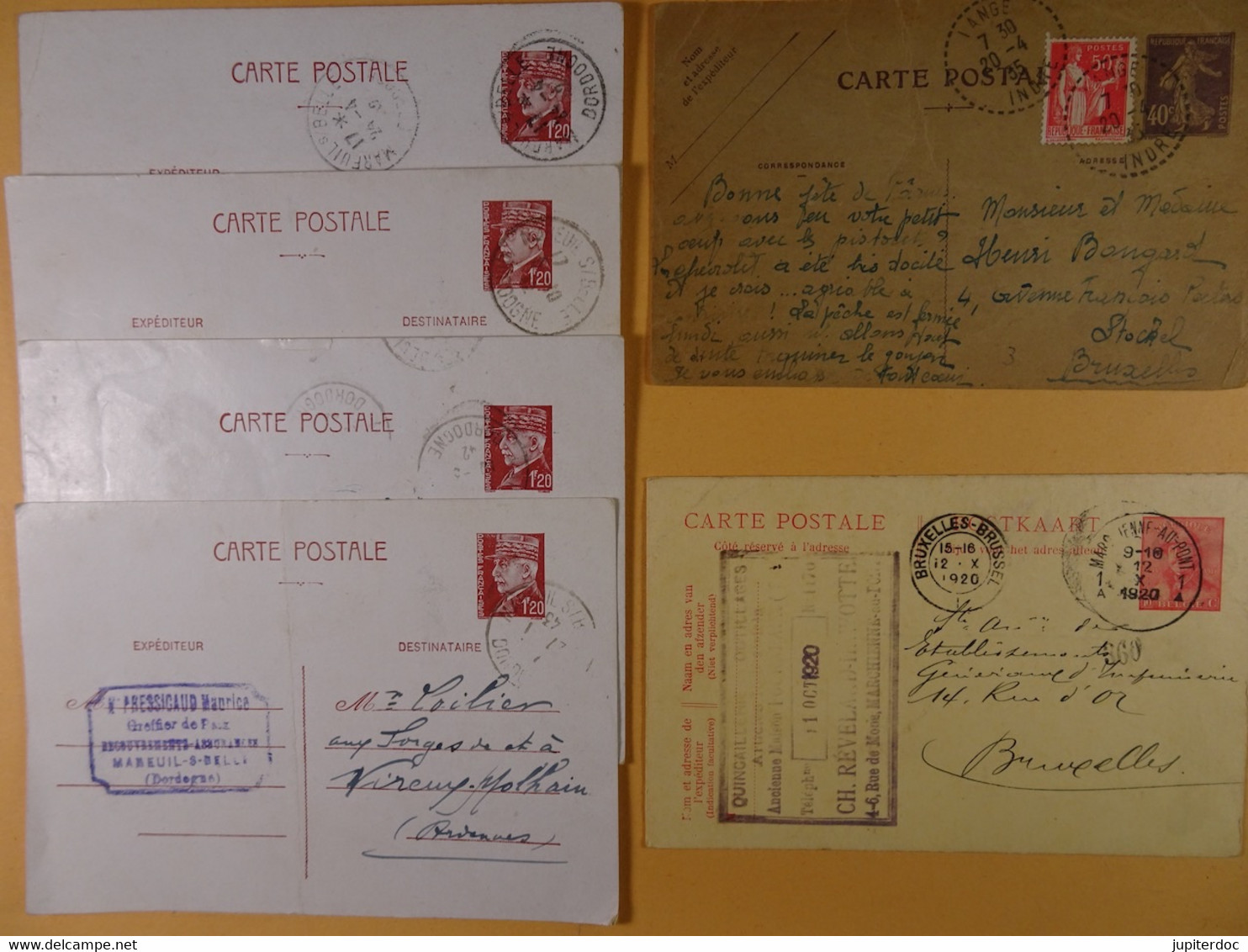 Lot De 76 Entiers Postaux (tous Photographiés) - Vrac (max 999 Timbres)