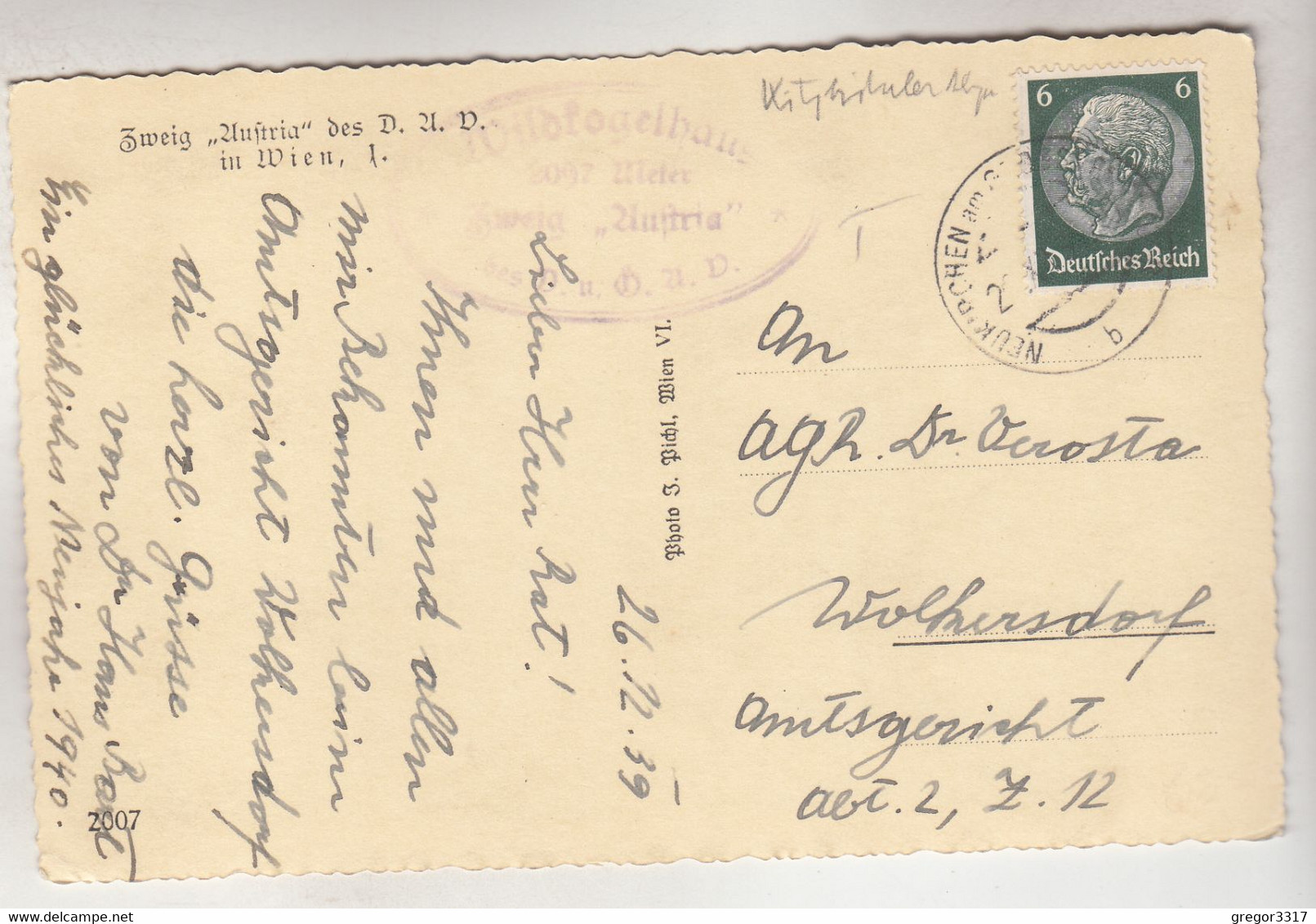 C5453) WILDKOGELHAUS - Stark Verschneite Ansicht Mit Bergen - NEUKIRCHEN A. Grossvenediger 1939 - Neukirchen Am Grossvenediger