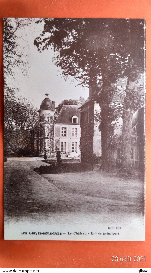 CPA (78) Les Clayes Sous Bois. Le Château Entrée Principale.   (X.1042) - Les Clayes Sous Bois