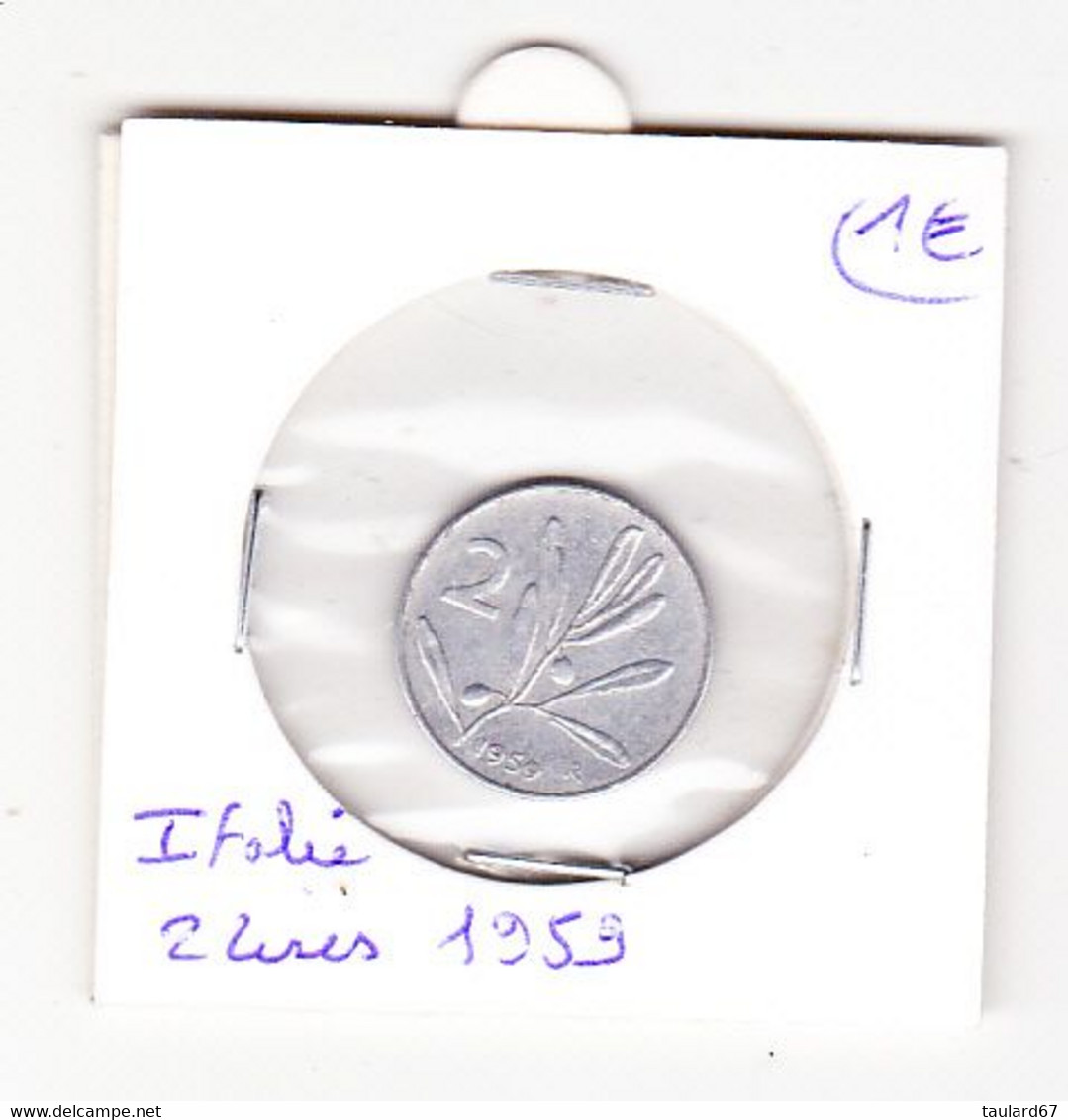 Italie 2 Lires 1959 - 2 Liras