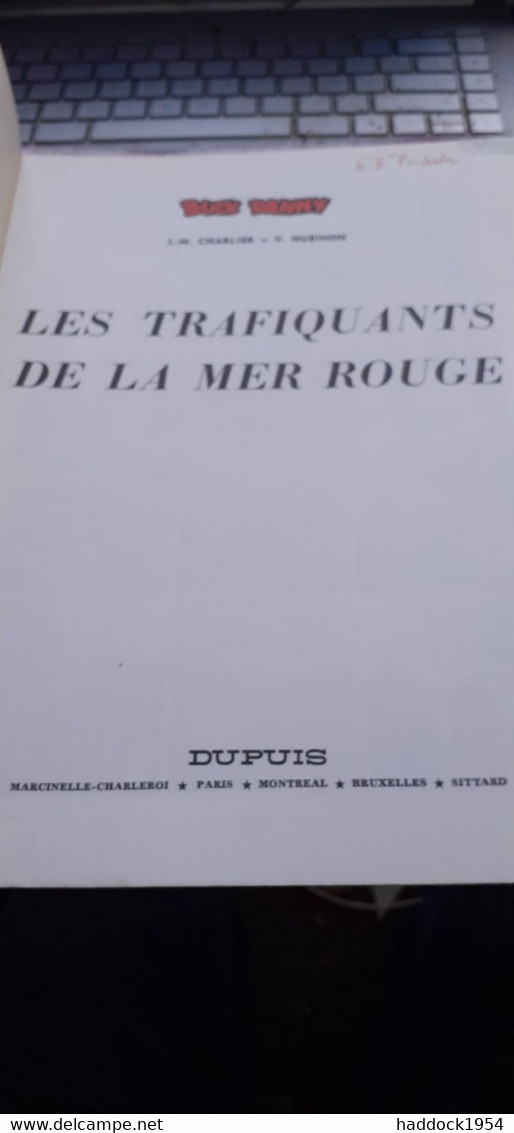 Les Trafiquants De La Mer Rouge  BUCK DANNY CHARLIER HUBINON Dupuis 1980 - Buck Danny