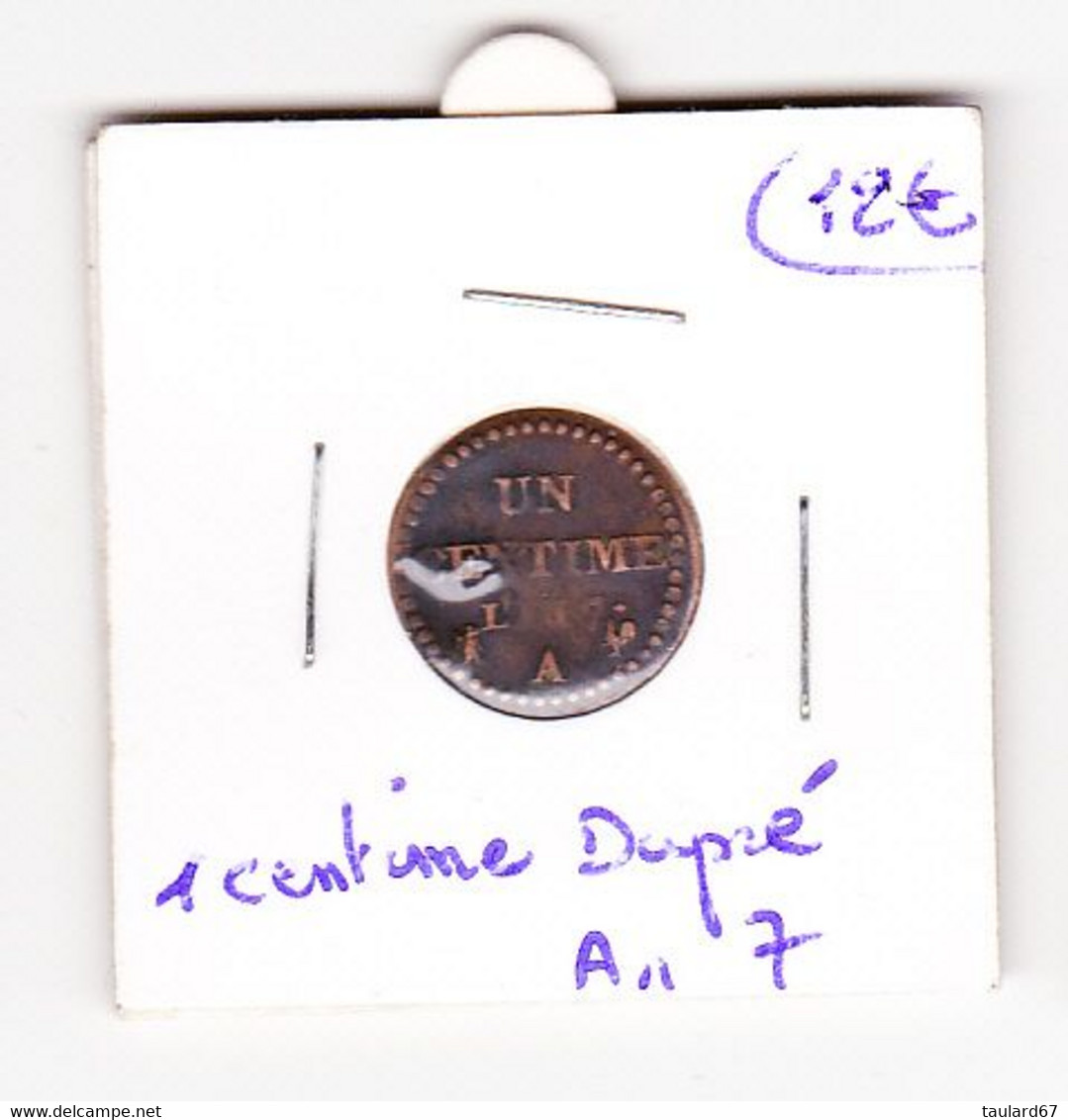 1 Centime Dupré An VII - 1792-1975 National Convention