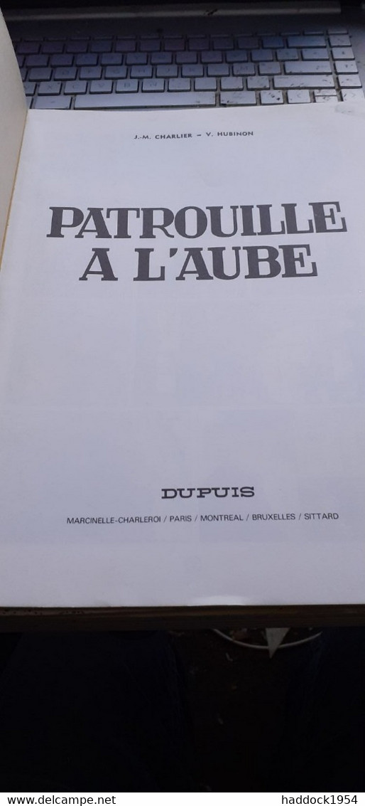 Patrouille à L'aube  BUCK DANNY CHARLIER HUBINON Dupuis 1980 - Buck Danny