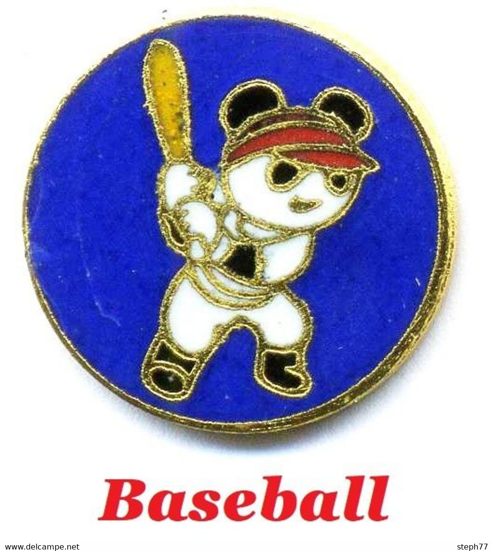 Pin's Sport XI Asian Games Pekin Chine 1990 Baseball - Honkbal