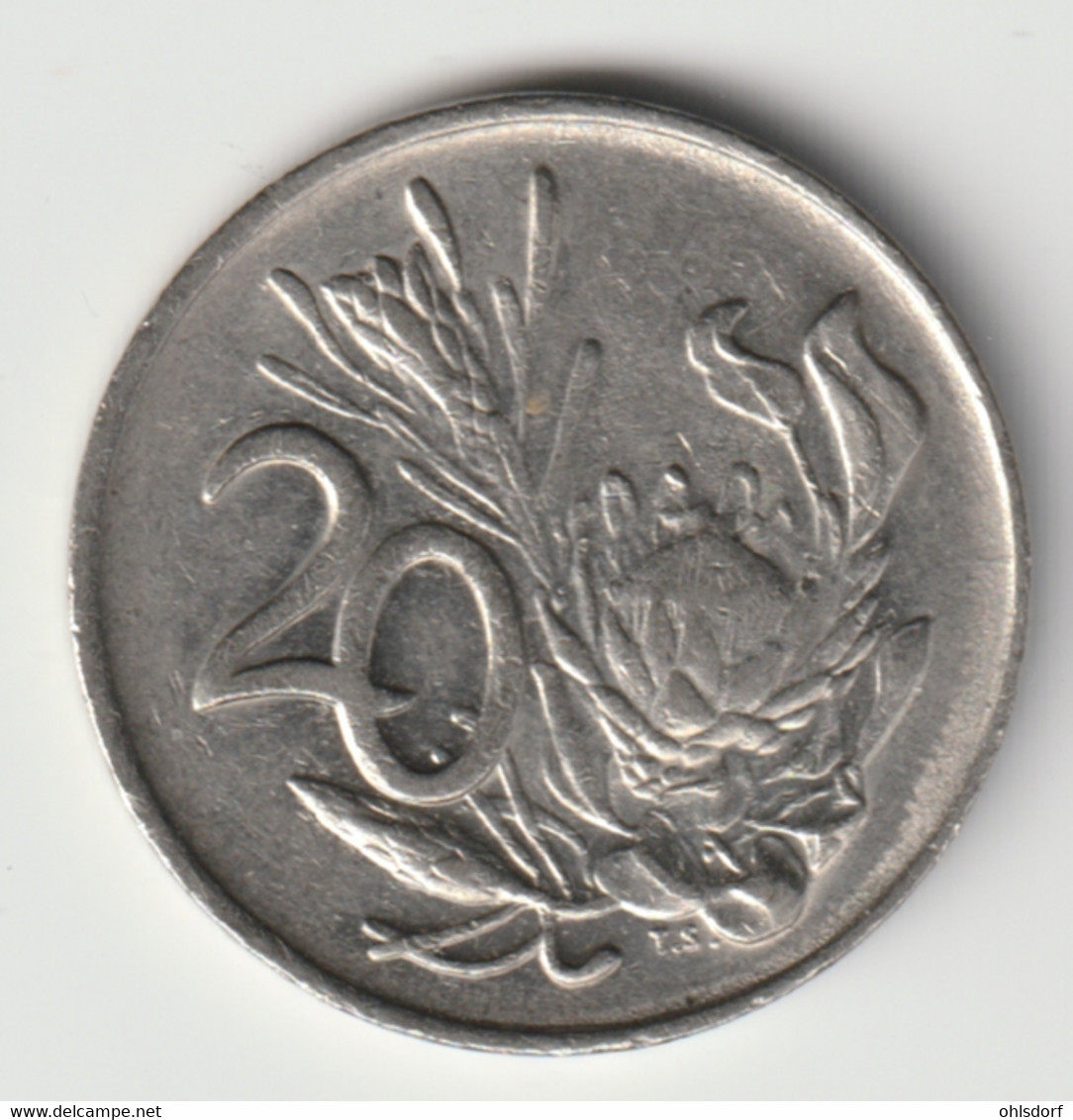 SOUTH AFRICA 1981: 20 Cents, KM 86 - Sudáfrica