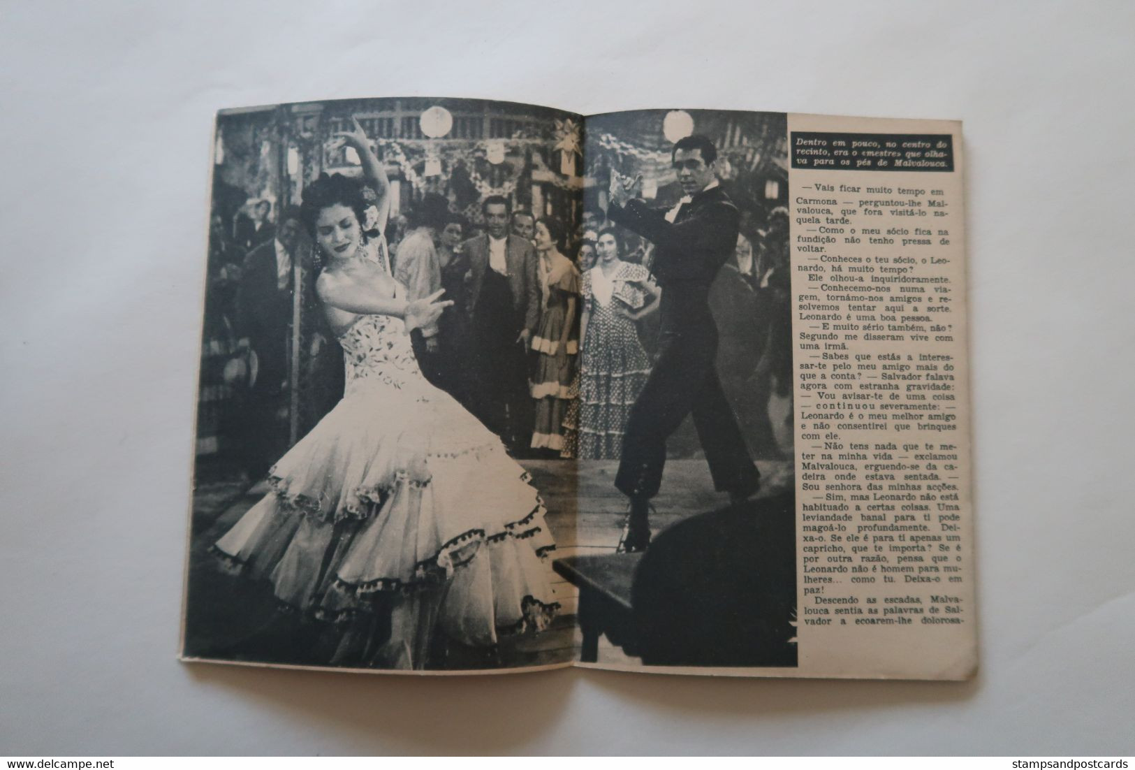 Portugal Revue Cinéma Movies Mag 1954 Malvaloca Paquita Rico Peter Damon Dir. Ramon Torado España Espagne Spain - Cinéma & Télévision