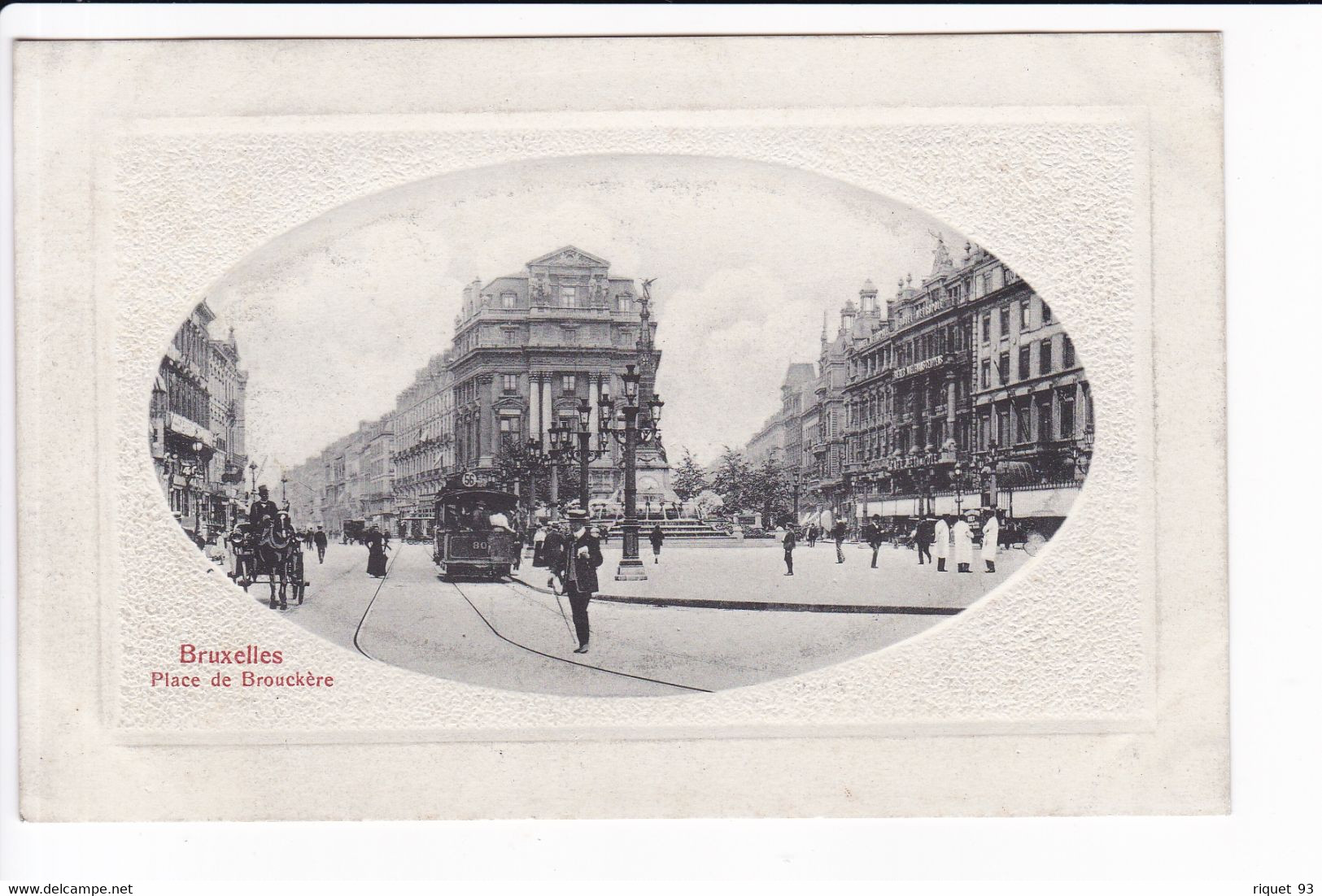 Lot 12 Cartes Embossées- BRUXELLES- Vues Diverses. Voir Scans - Lotes Y Colecciones